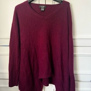 Lord & Taylor Cashmere V-Neck Sweater